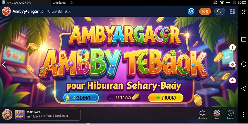 Tampilan gameplay AMBYARGACOR yang memukau dan mengasyikan.
