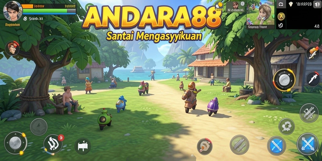 Tampilan gameplay ANDARA88 yang menarik dan penuh warna.