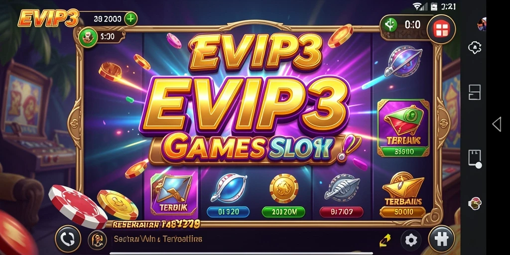 Tampilan gameplay Slot yang menarik dan seru di EVIP3.