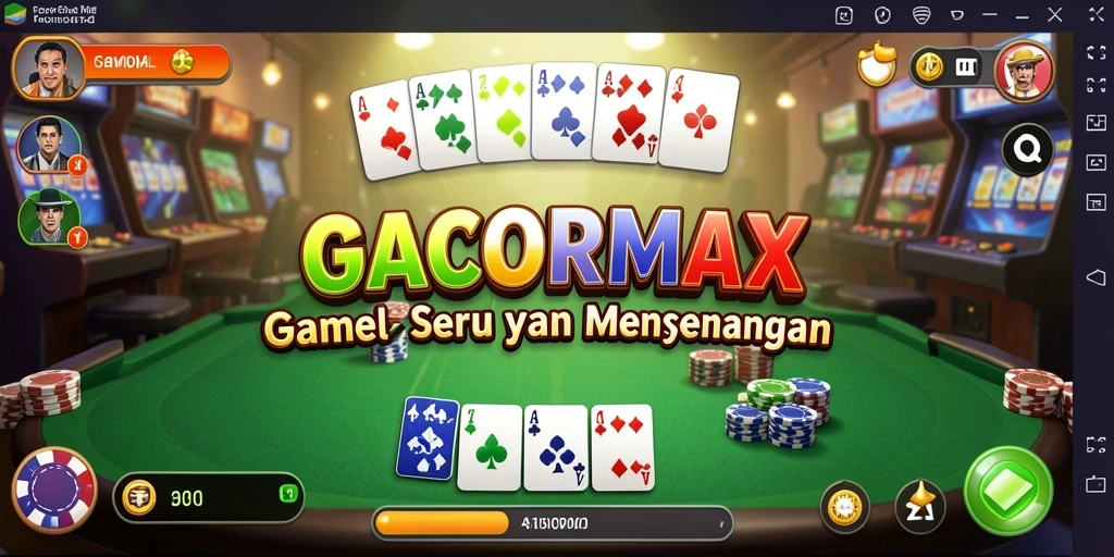Tampilan gameplay menarik dari GACORMAX saat bermain Gaple.