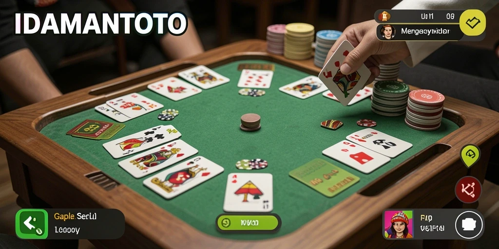 Tampilan gameplay seru dan interaktif dari IDAMANTOTO.
