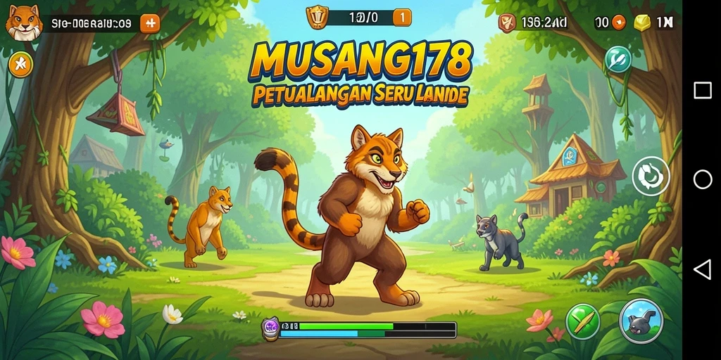 Screenshot gameplay MUSANG178 menunjukkan pengalaman seru dalam Arcade.