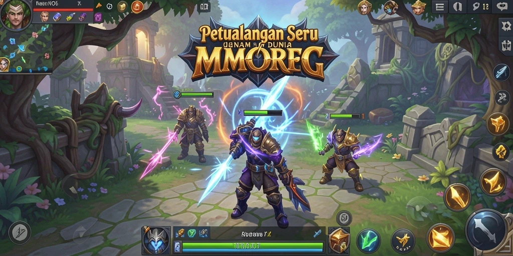 Tampilan gameplay N06 yang mengasyikkan dan penuh aksi.
