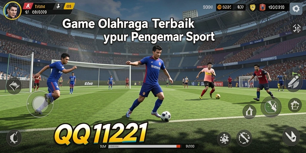 Tangkapan layar menunjukkan gameplay dinamis dalam QQ1221.