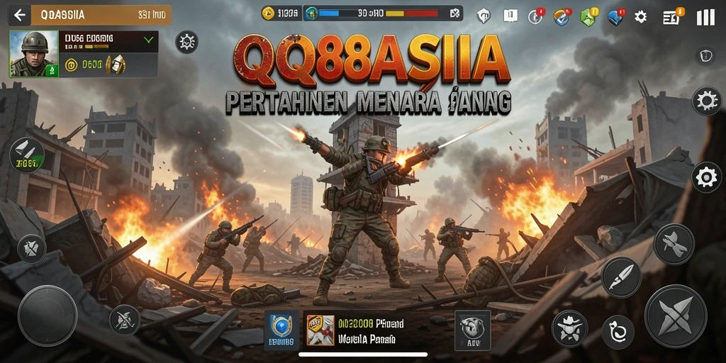 Gameplay menara pertahanan yang penuh tantangan dan strategi.