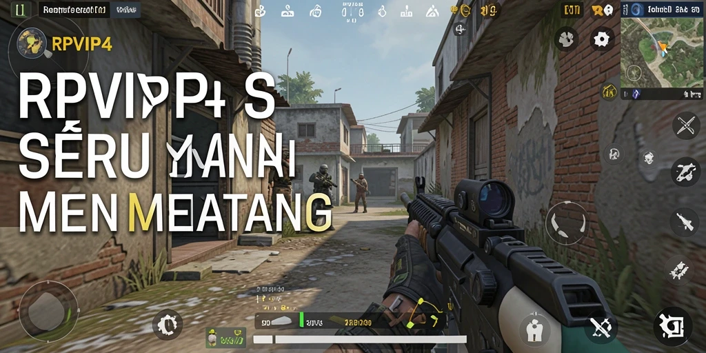 Tampilan gameplay yang intens dan menegangkan di RPVIP4.