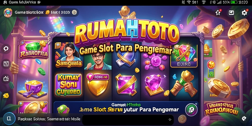 Tangkapan layar RUMAHTOTO menampilkan grafis Slot yang menawan dan gameplay serunya.