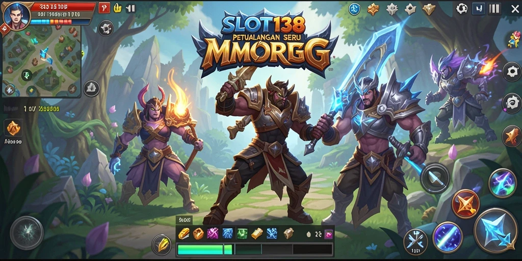 Tampilan gameplay menarik dari SLOT138 dalam petualangan MMORPG.
